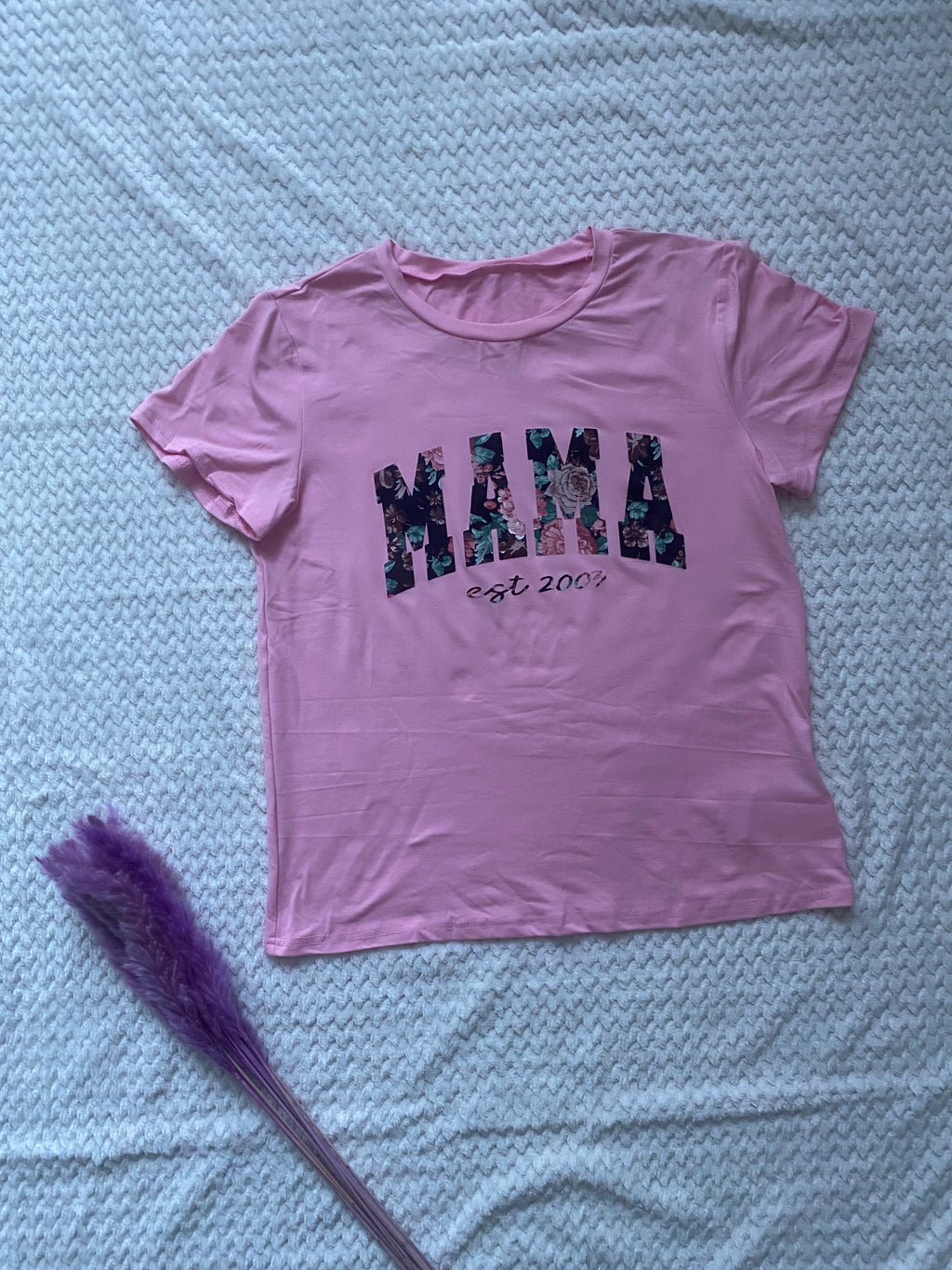 T-shirt « MAMA » Personnalisable – L'année où tout a commencé