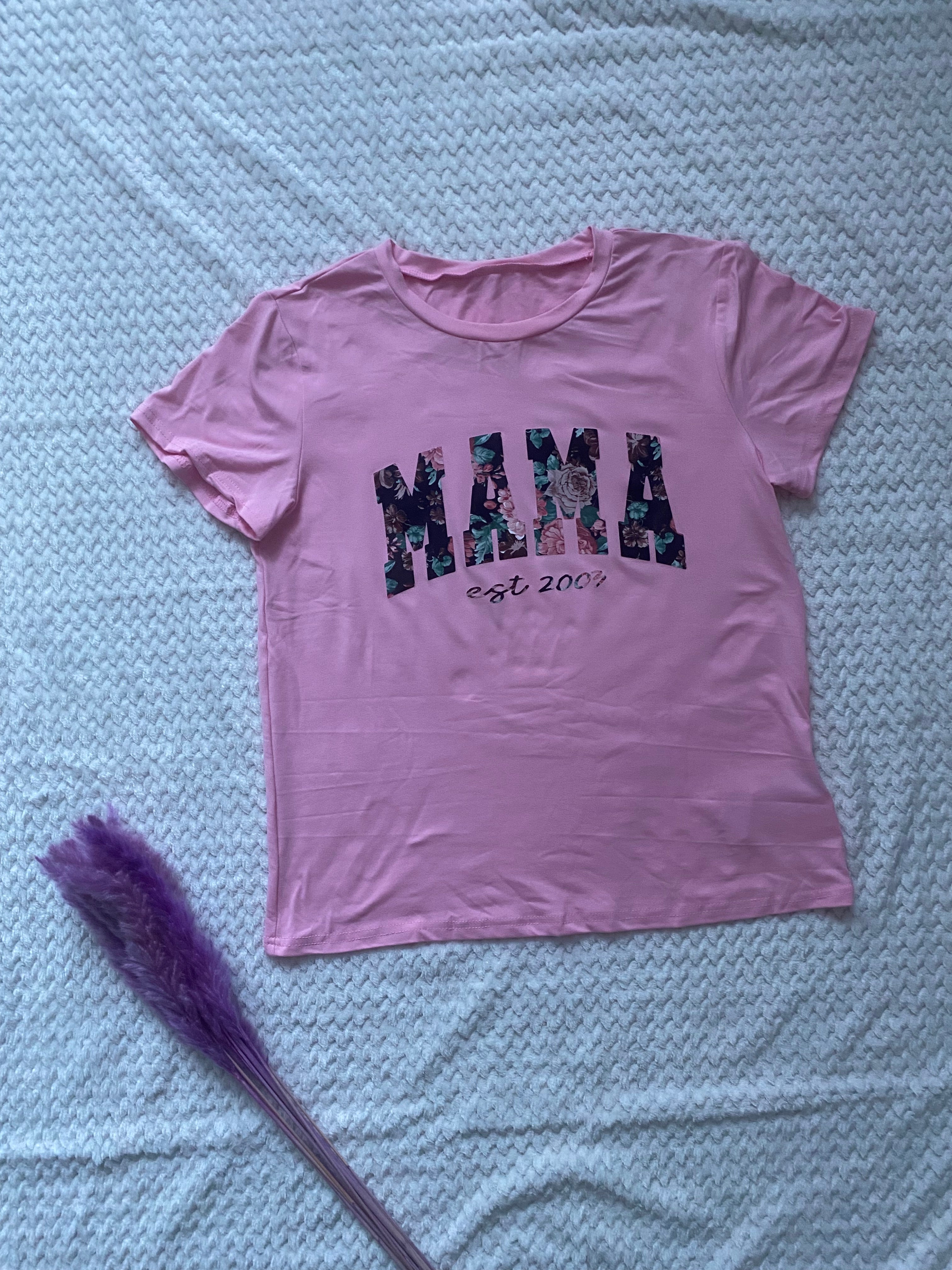T-shirt « MAMA » Personnalisable – L'année où tout a commencé