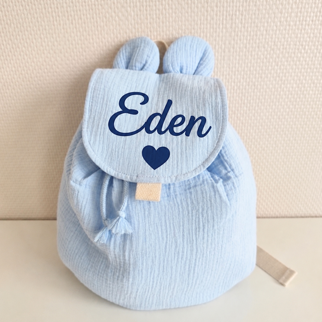 Sac à dos enfant personnalisé en gaze de coton