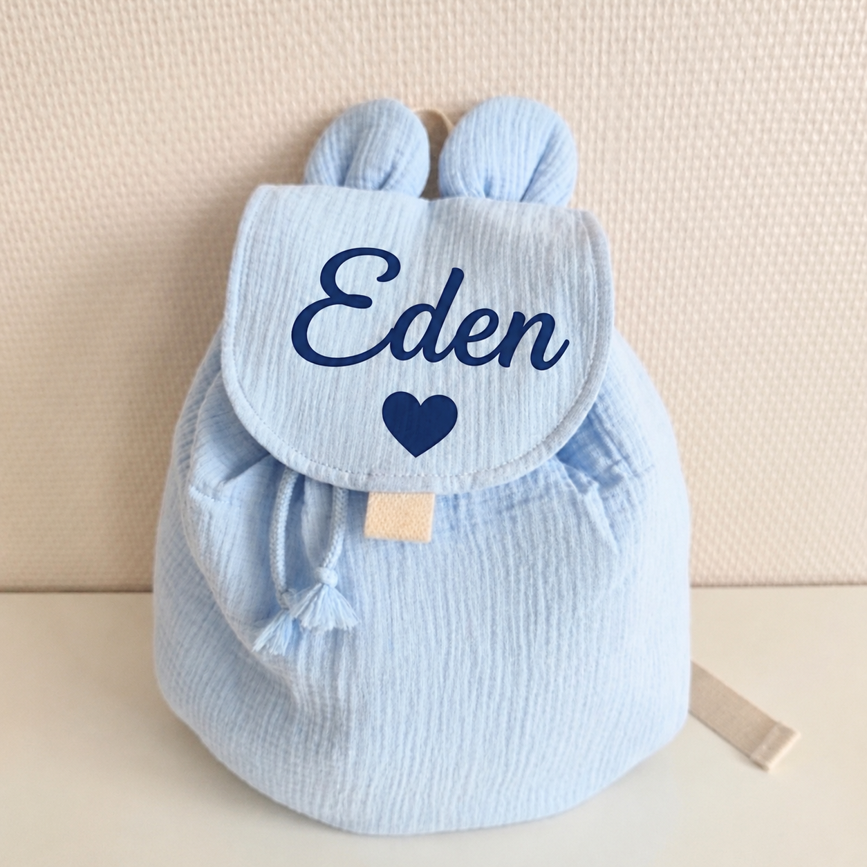 Sac à dos enfant personnalisé en gaze de coton