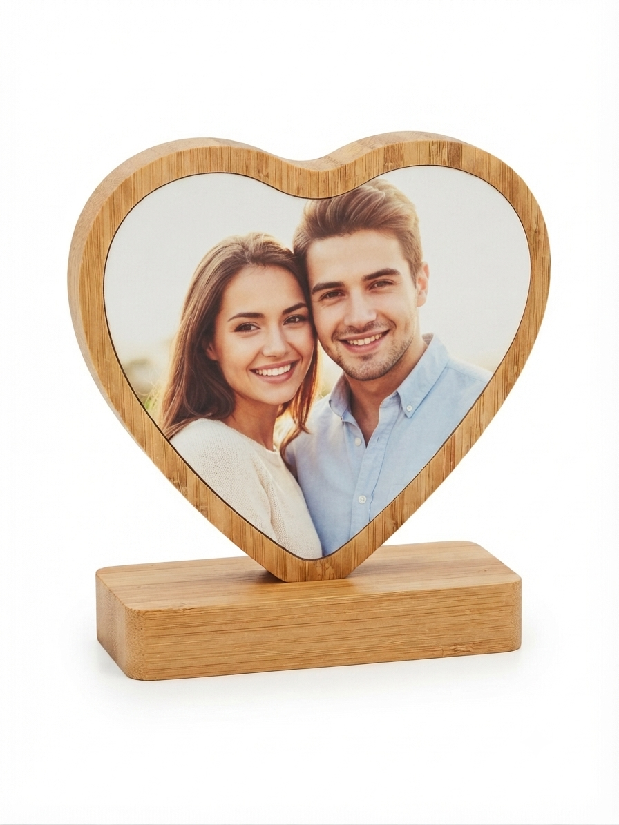 Cadre photo en bois personnalisé