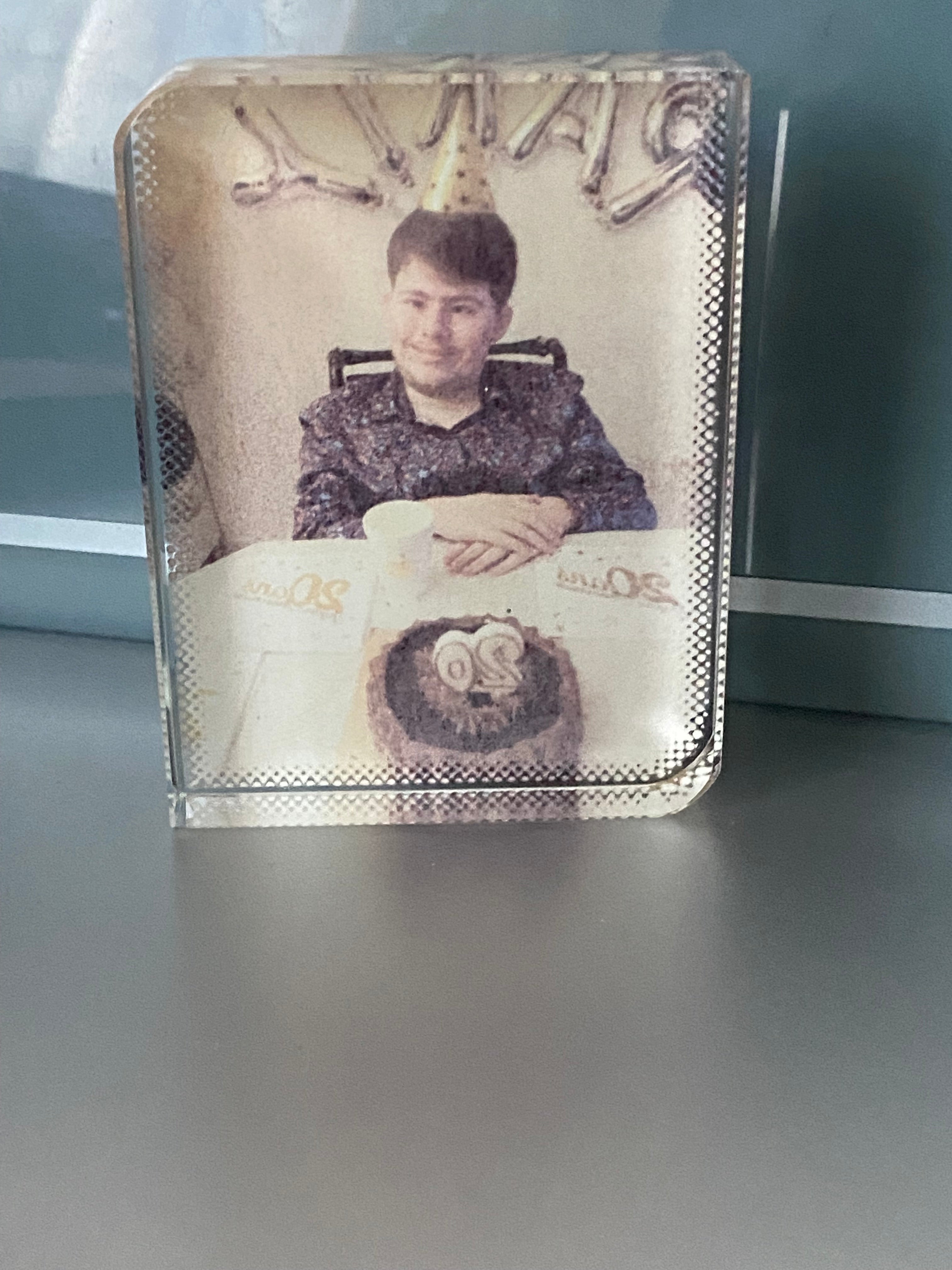 Bloc Photo Cristal Personnalisé – Un Souvenir Gravé pour l’Éternité