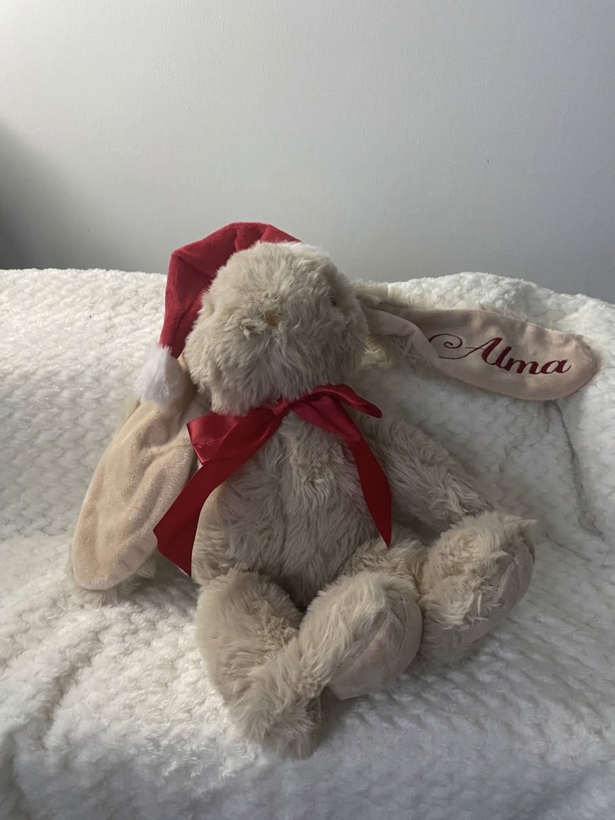 Lapin de Noël personnalisé