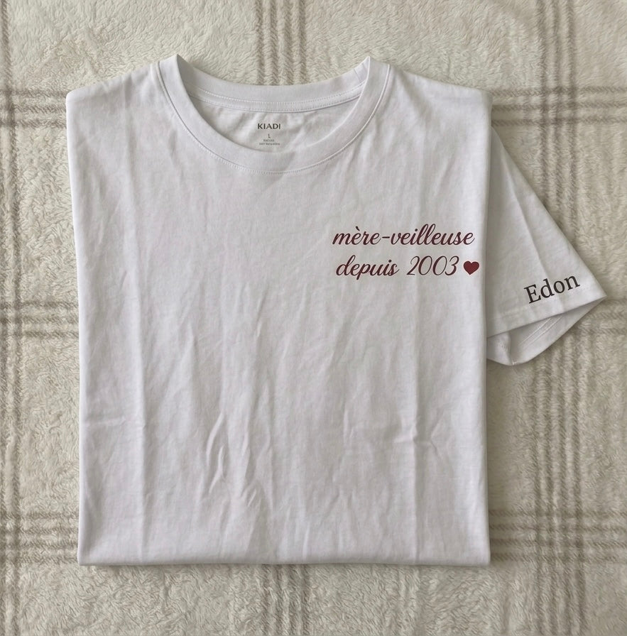 T-shirt Mère-veilleuse depuis