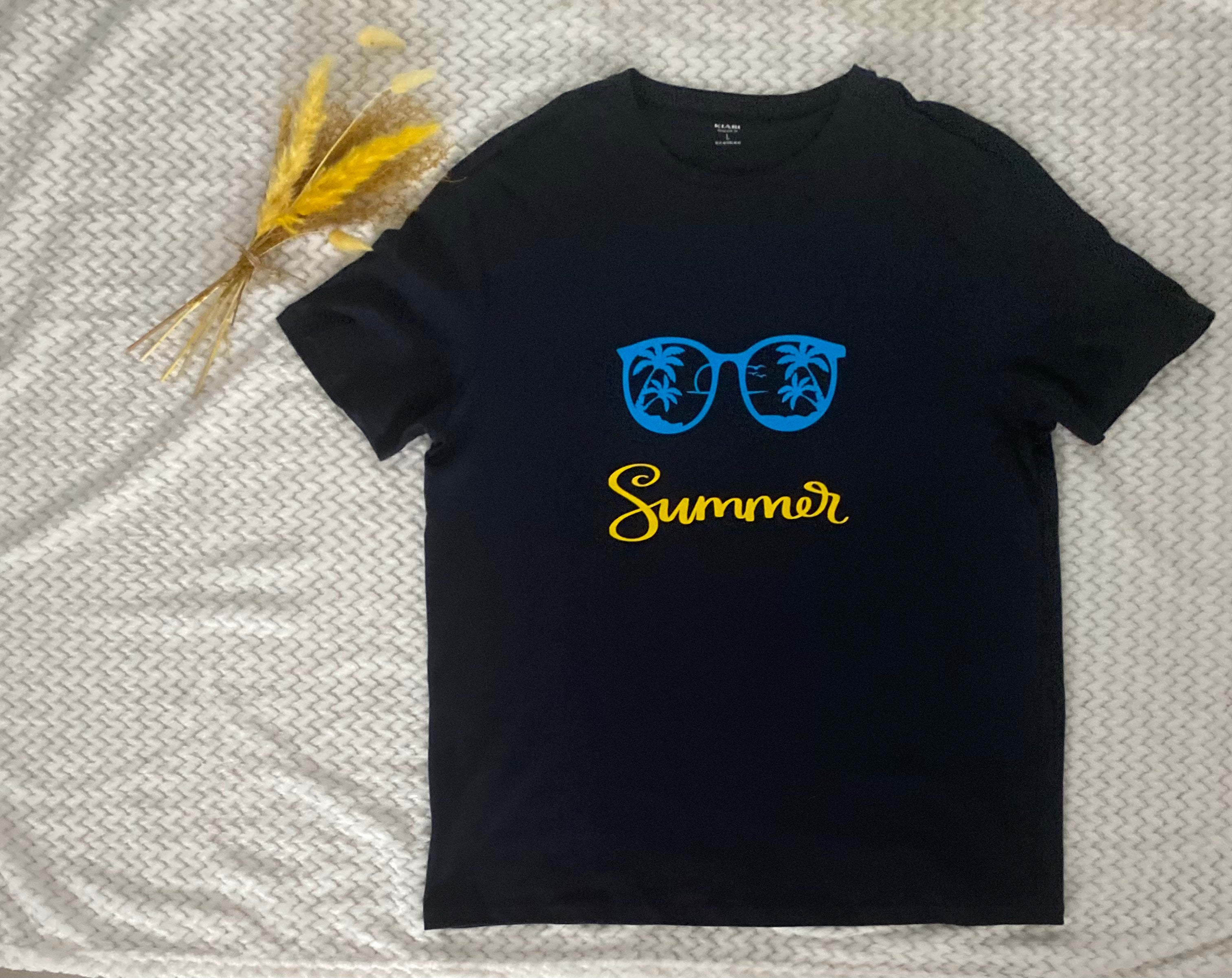T-shirt Personnalisé Motif Lunettes Tropicales