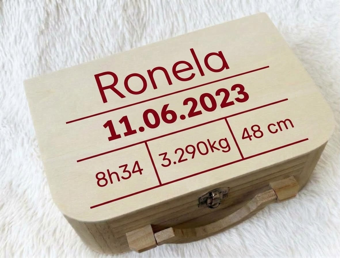 Boite souvenir valise