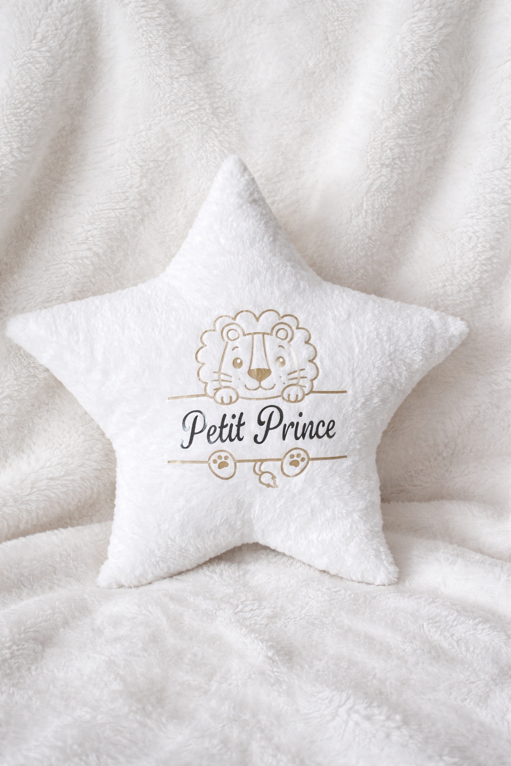 Coussin Étoile Personnalisé