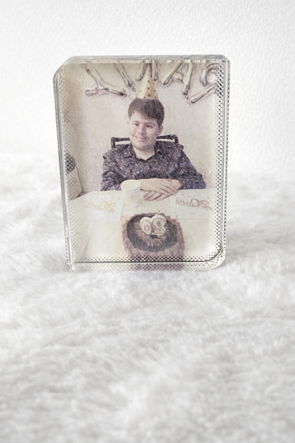 Bloc Photo Cristal Personnalisé – Un Souvenir Gravé pour l’Éternité